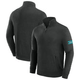 Miami Dolphins J. Palmer Franchise Quarter-Zip Sweater - Black - NFL