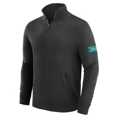 Miami Dolphins J. Palmer Franchise Quarter-Zip Sweater - Black - NFL