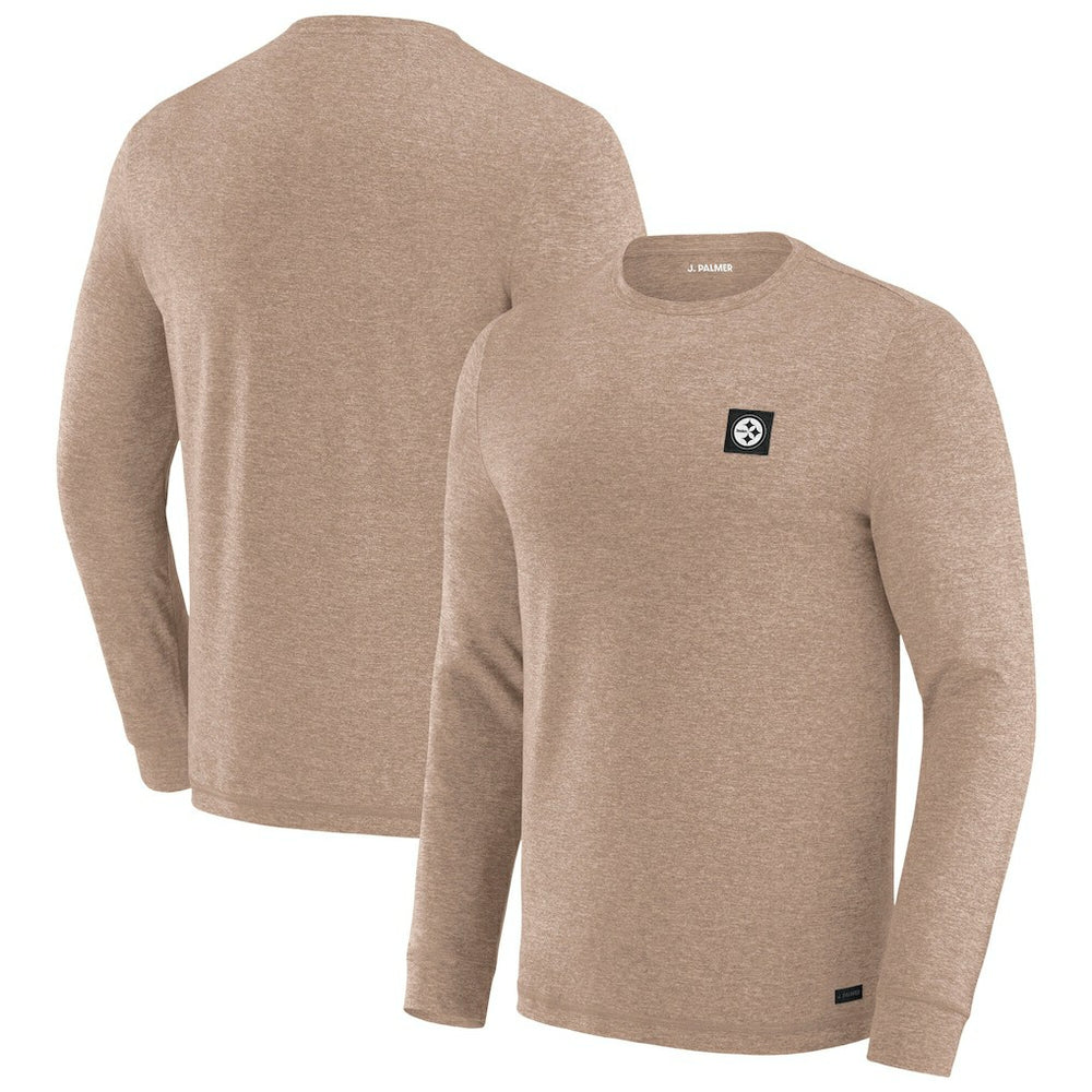 Pittsburgh Steelers J. Palmer Four Down Long Sleeve T-Shirt - Tan - NFL