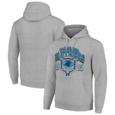 Carolina Panthers Starter 80s Retro Pullover Hoodie - Heather Gray - NFL