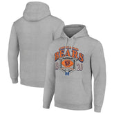 Chicago Bears Starter 80s Retro Pullover Hoodie - Heather Gray - NFL