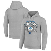 Detroit Lions Starter 80s Retro Pullover Hoodie - Heather Gray - NFL