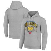 Los Angeles Chargers Starter 80s Retro Pullover Hoodie - Heather Gray - NFL