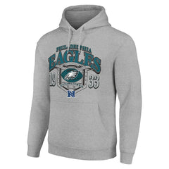 Philadelphia Eagles Starter 80s Retro Pullover Hoodie - Heather Gray - NFL