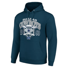 Dallas Cowboys Starter 80s Retro Pullover Hoodie - Navy - NFL