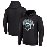 Philadelphia Eagles Starter 80s Retro Pullover Hoodie - Black - NFL