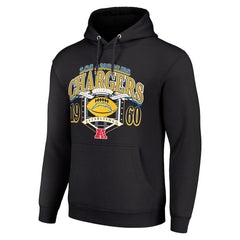 Los Angeles Chargers Starter 80s Retro Pullover Hoodie - Black - NFL