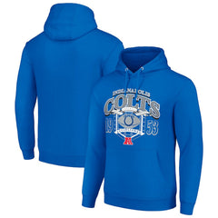 Indianapolis Colts Starter 80s Retro Pullover Hoodie - Royal - NFL