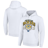 Green Bay Packers Starter 80s Retro Pullover Hoodie - White - NFL