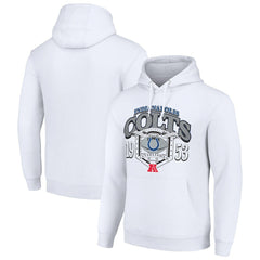 Indianapolis Colts Starter 80s Retro Pullover Hoodie - White - NFL