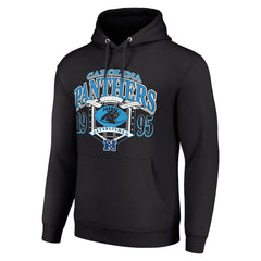Carolina Panthers Starter 80s Retro Pullover Hoodie - Black - NFL