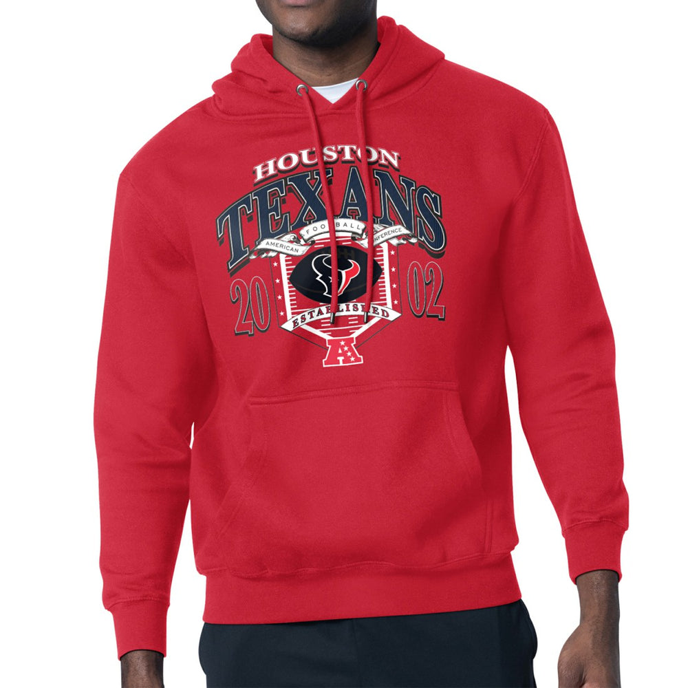 Houston Texans Starter 80s Retro Pullover Hoodie - Red - NFL