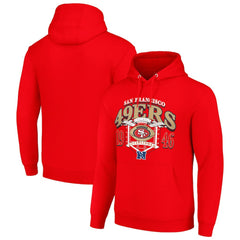 San Francisco 49ers Starter 80s Retro Pullover Hoodie - Scarlet - NFL