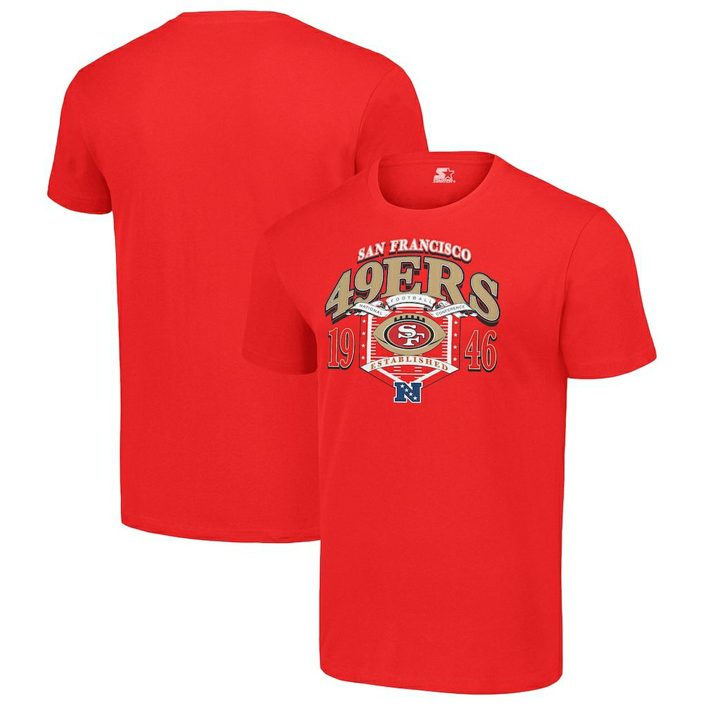 San Francisco 49ers Starter ‘80s Inspired T-Shirt - Scarlet - NFL