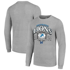Detroit Lions Starter Retro Long Sleeve Graphic T-Shirt - Heather Gray - NFL