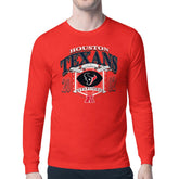 Houston Texans Starter Retro Long Sleeve Graphic T-Shirt - Red - NFL