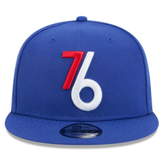 New Era Philadelphia 76ers 2024/25 City Edition Alternate 9FIFTY Snapback Hat Royal