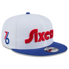 New Era Philadelphia 76ers 2024/25 City Edition 9FIFTY Snapback Hat White