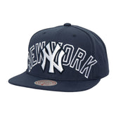 New York Yankees Mitchell & Ness Full Frontal Snapback Hat for sale