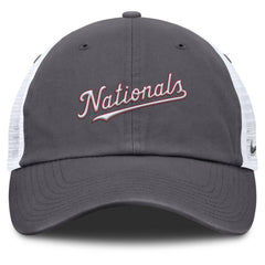 Washington Nationals Nike Wordmark Club Adjustable Trucker Hat Near Me