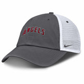 Los Angeles Angels Nike Wordmark Club Adjustable Trucker Hat Discount
