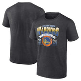 Golden State Warriors Fast Break Finisher T-Shirt Charcoal