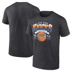 New York Knicks Fast Break Finisher T-Shirt Charcoal