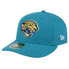 Jacksonville Jaguars New Era Throwback Logo Omaha Low Profile 59FIFTY Fitted Hat - Teal - NFL