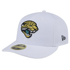 Jacksonville Jaguars New Era Throwback Logo Omaha Low Profile 59FIFTY Fitted Hat - White - NFL