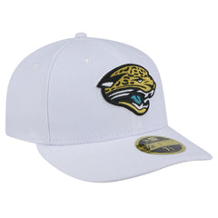 Jacksonville Jaguars New Era Throwback Logo Omaha Low Profile 59FIFTY Fitted Hat - White - NFL