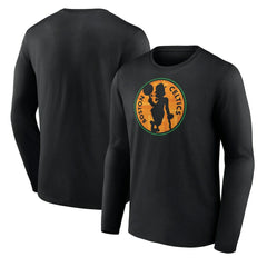 Boston Celtics Hardwood Long Sleeve T-Shirt Black