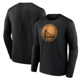Golden State Warriors Hardwood Long Sleeve T-Shirt Black