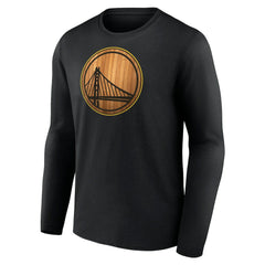 Golden State Warriors Hardwood Long Sleeve T-Shirt Black