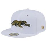 Jacksonville Jaguars New Era Throwback Crawl Omaha 59FIFTY Fitted Hat - White - NFL