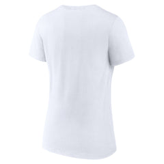 Los Angeles Lakers Women's Alternate Logo V-Neck T-Shirt White