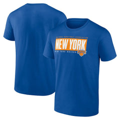 New York Knicks Blocked Out T-Shirt Blue