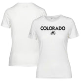 Colorado Avalanche Levelwear Women's Maddox City Capsule T-Shirt - White | NHL on sale