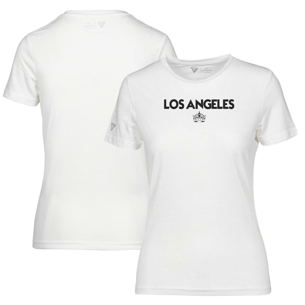 Los Angeles Kings Levelwear Women's Maddox City Capsule T-Shirt - White | NHL on sale