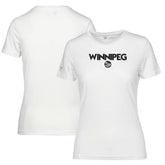 Winnipeg Jets Levelwear Women's Maddox City Capsule T-Shirt - White | NHL Lifestyle