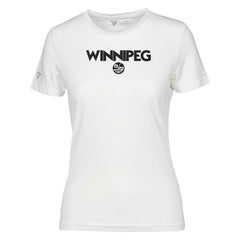 Winnipeg Jets Levelwear Women's Maddox City Capsule T-Shirt - White | NHL Lifestyle