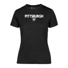 Pittsburgh Penguins Levelwear Women's Maddox City Capsule T-Shirt - Black | NHL on sale