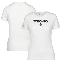 Toronto Maple Leafs Levelwear Women's Maddox City Capsule T-Shirt - White | NHL Lifestyle