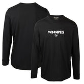 Winnipeg Jets Levelwear Oscar City Capsule Long Sleeve T-Shirt - Black | NHL on sale