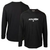Anaheim Ducks Levelwear Oscar City Capsule Long Sleeve T-Shirt - Black | NHL on sale