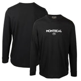 Montreal Canadiens Levelwear Oscar City Capsule Long Sleeve T-Shirt - Black | NHL on sale