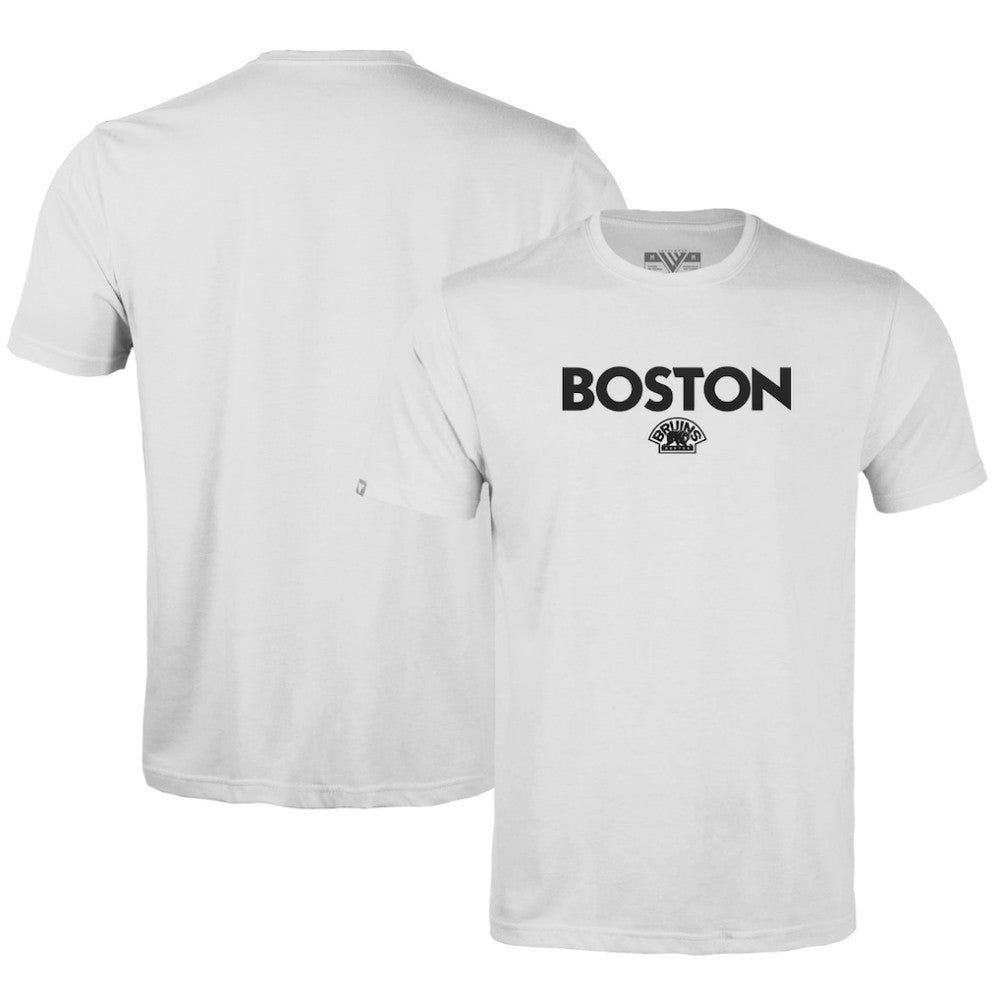 Boston Bruins Levelwear Richmond City Capsule T-Shirt - White | NHL near me