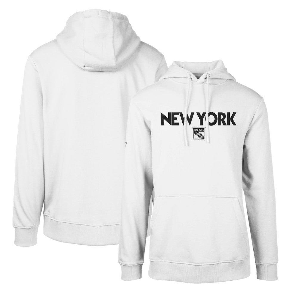 New York Rangers Levelwear Podium City Capsule Pullover Hoodie - White | NHL on sale