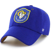 Los Angeles Rams Stoney Clover Lane x '47 Unisex Field Goal Clean Up Adjustable Hat - Royal - 47 brand