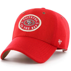 San Francisco 49ers Stoney Clover Lane x '47 Unisex Field Goal Clean Up Adjustable Hat - Scarlet - 47 brand