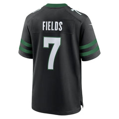 Justin Fields New York Jets Game Jersey - Stealth Black - Nike